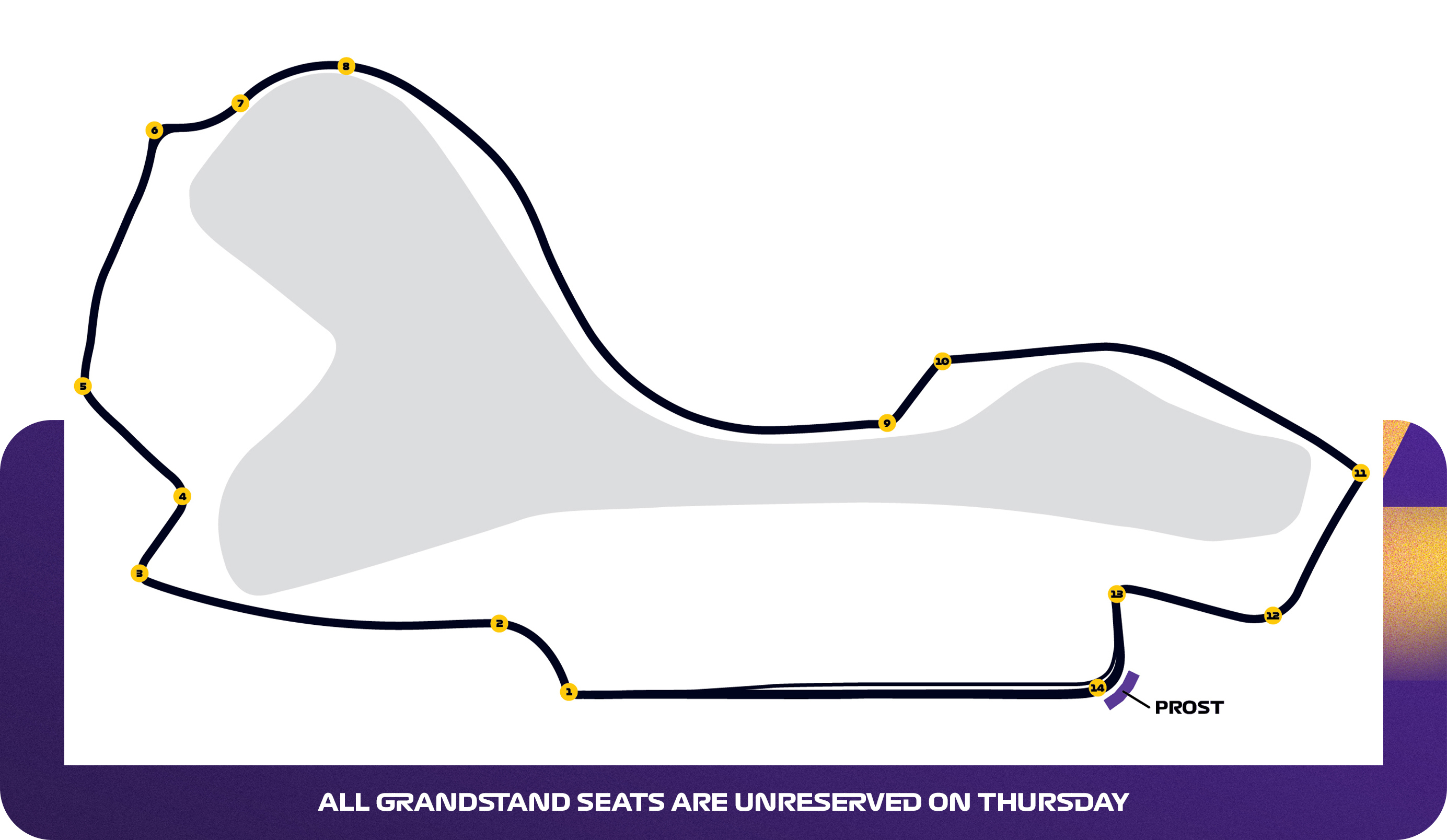 Map of Prost Grandstand