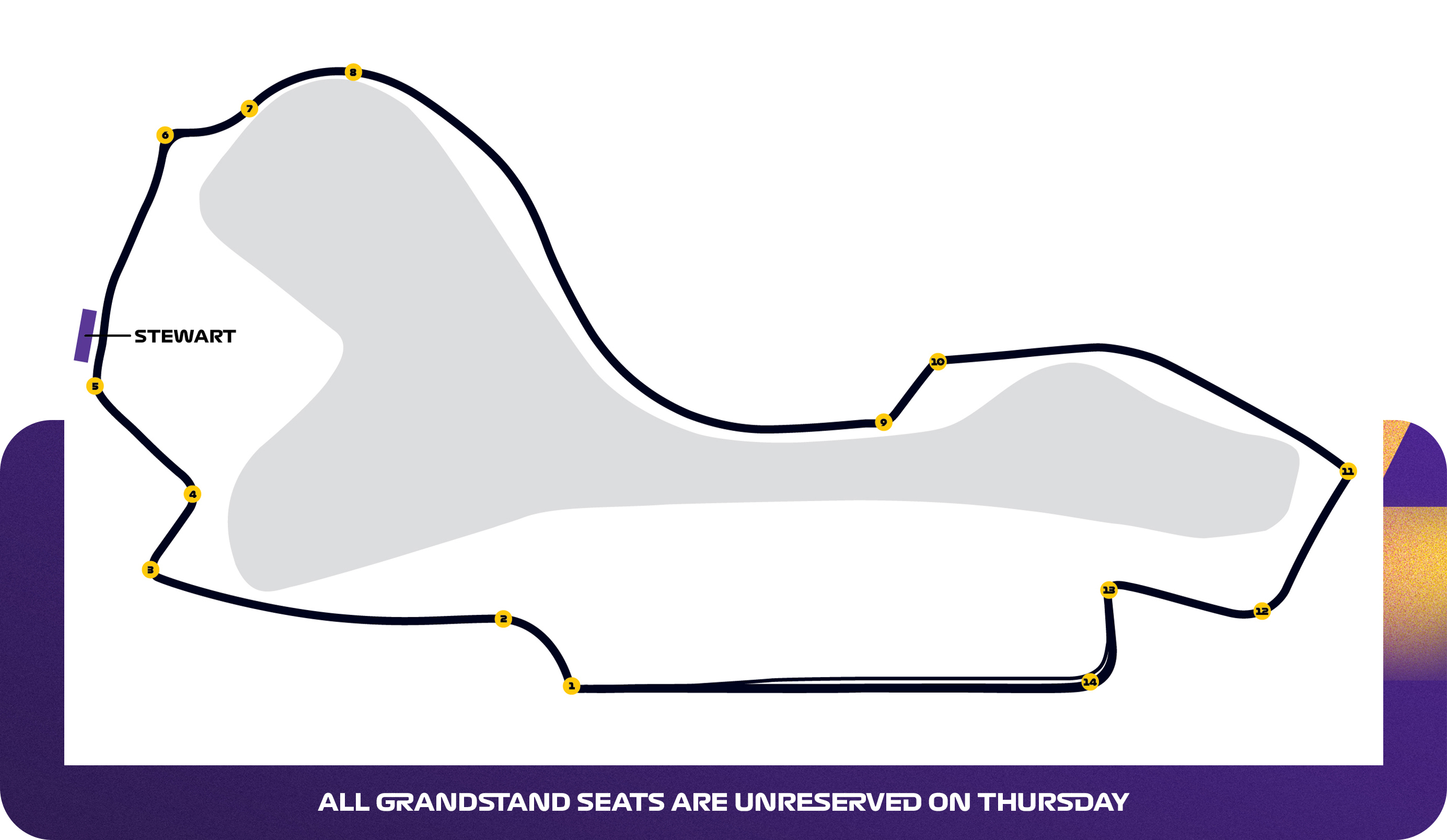 Map of Stewart Grandstand