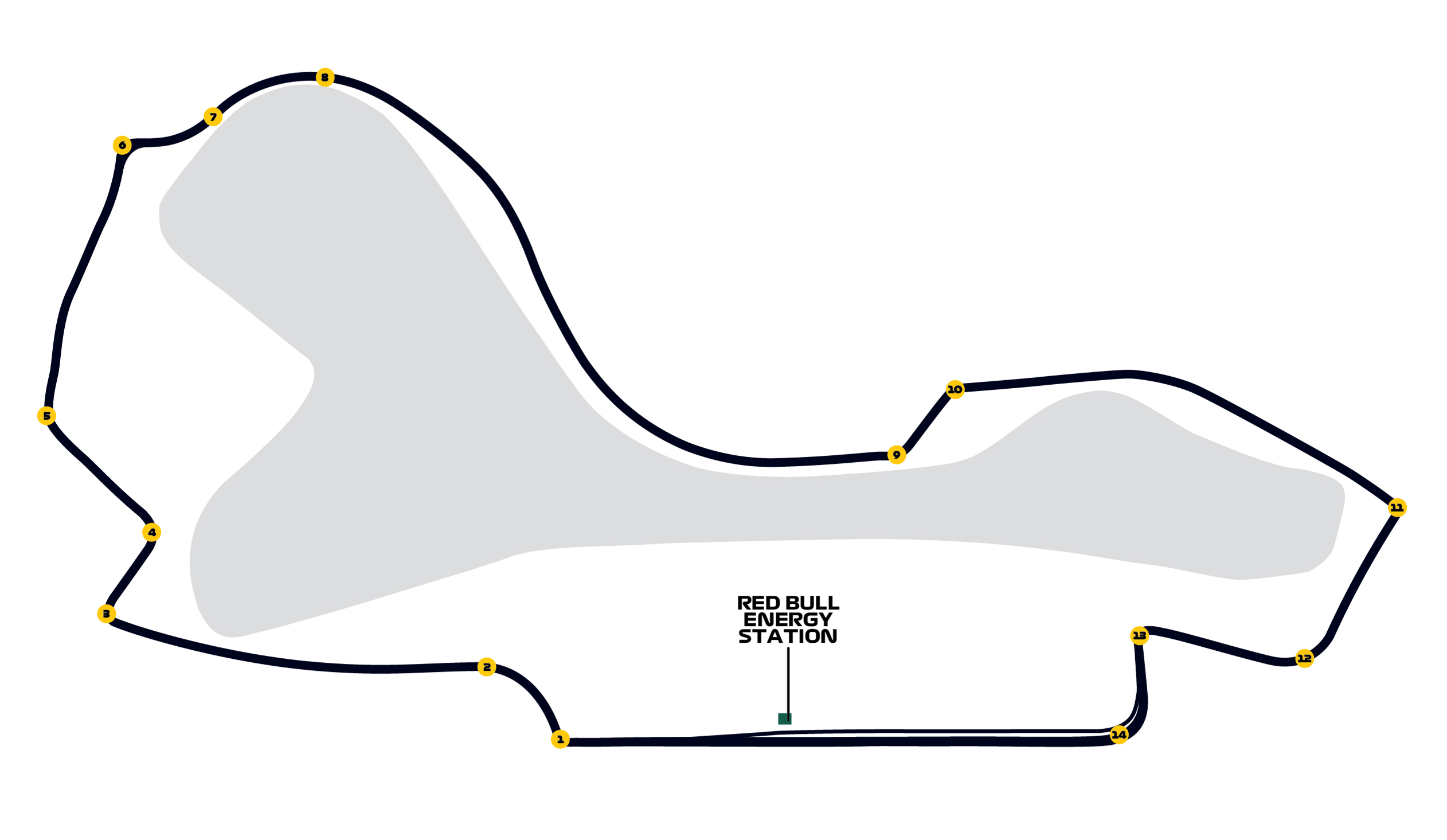 Map of Red Bull Energy Station